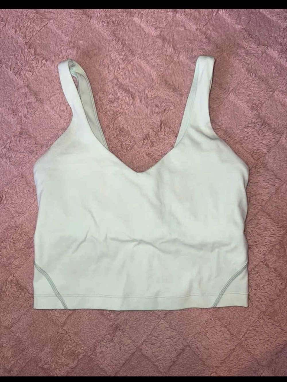 Align Waist-Length Mint Tank Top